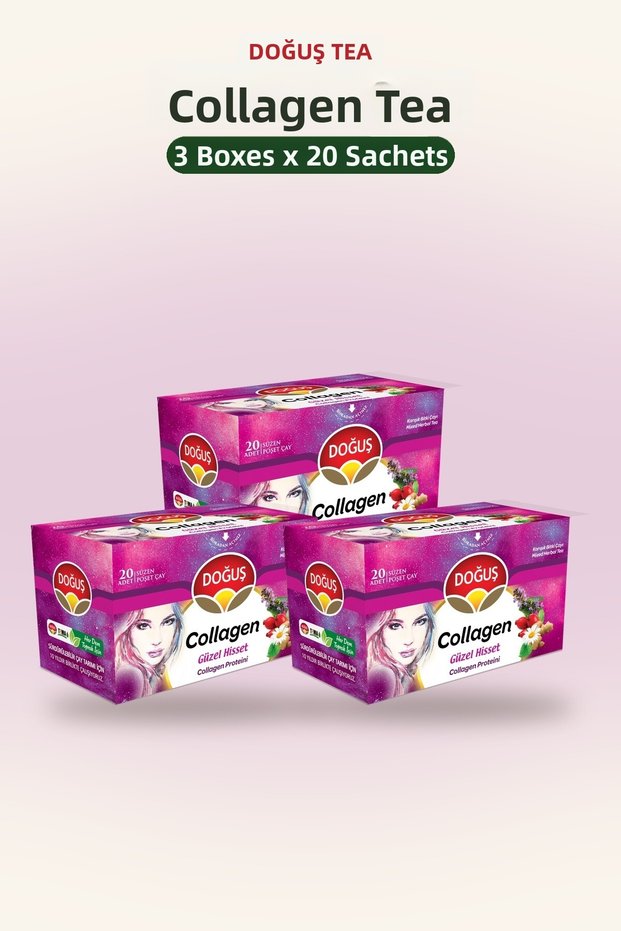 Collagen Tea 20 Filtered Bags X 3 Boxes