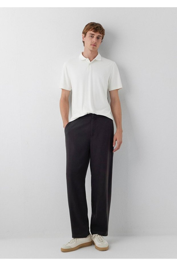 Tencel ™ ) Lyocell Brown Jogger Pants 0010622-90892