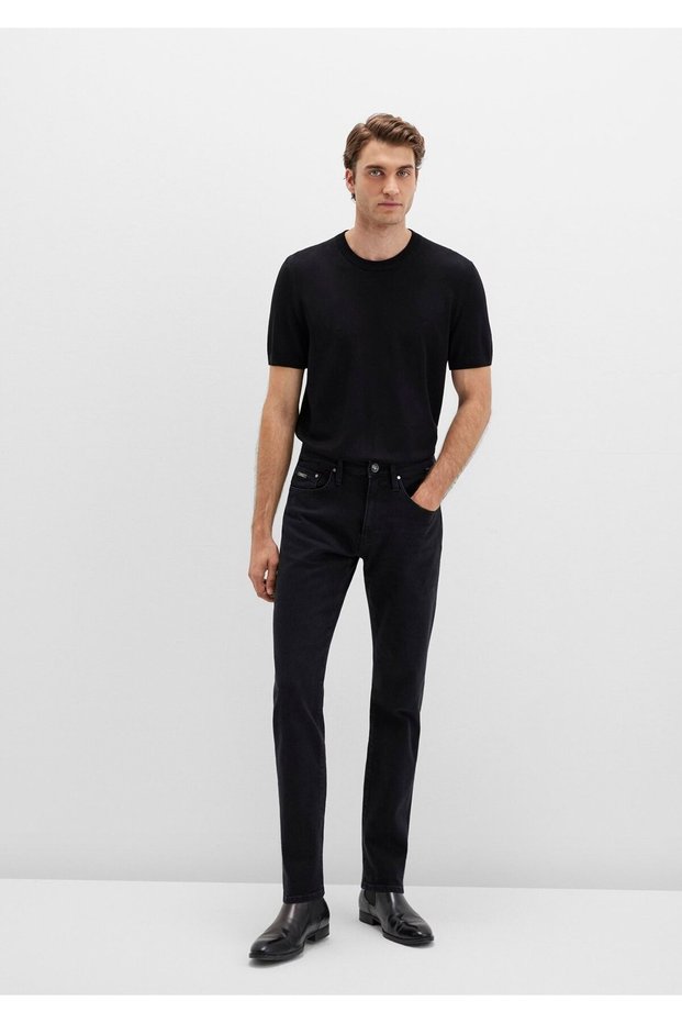 Marcus Lux Black Dark Anthracite Jean Trousers 0035190822