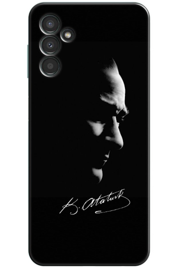 Samsung Galaxy A56 Compatible Case: Mustafa Kemal Atatürk Black (Printed)