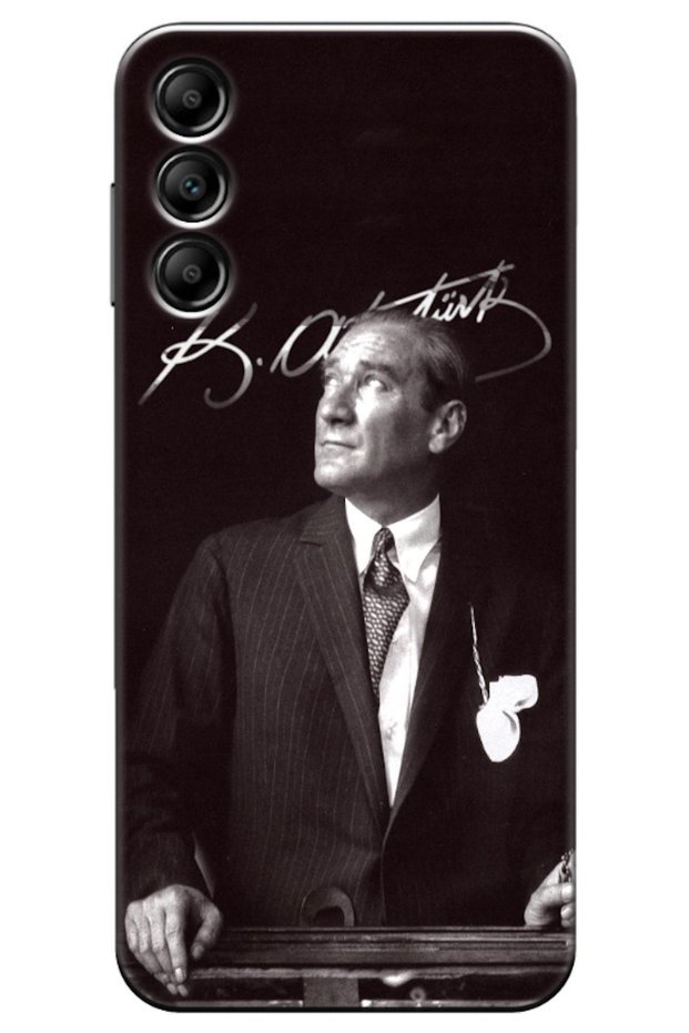 Samsung Galaxy A14 Compatible Case: Mustafa Kemal Atatürk (Printed)