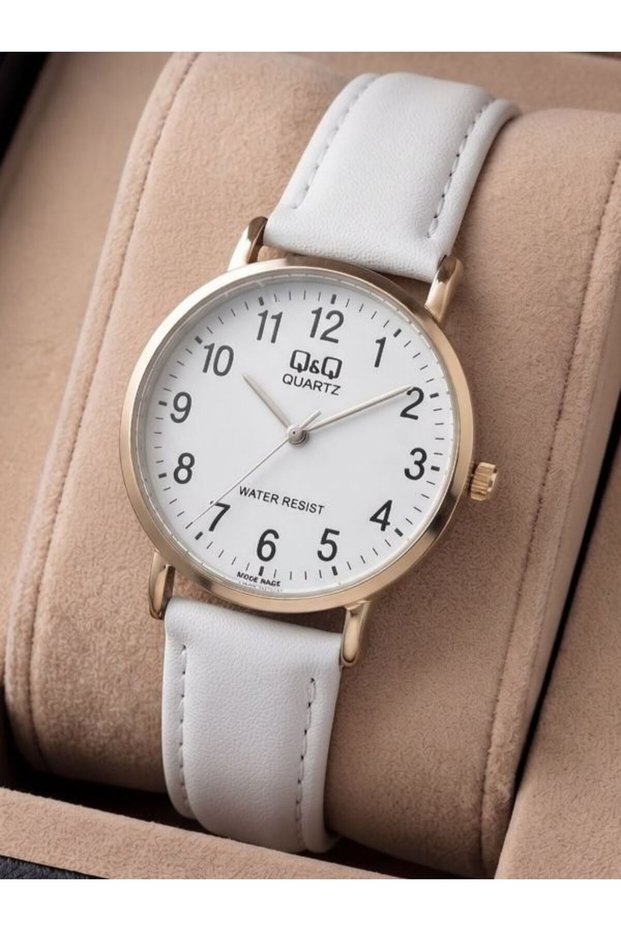 Numeral Leather Strap Women's Retro Wristwatch