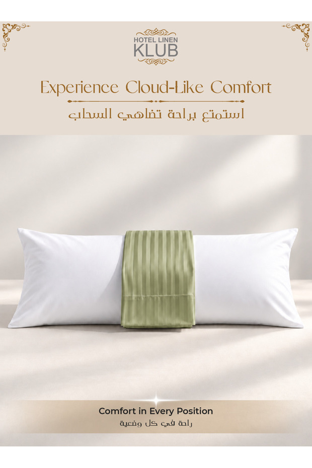 Ultra Soft Body Pillow with  Pillowcase- Long Side Sleeper Pillow For Use During Pregnancy