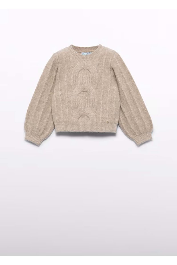 Girl's Knitted Sweater Gold Gold