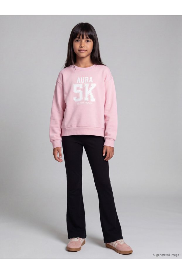 I Girls' Flared Leggings from Freezen Store