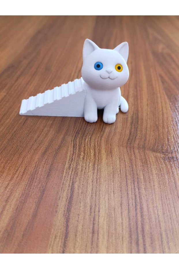 Kapı Stoperi /Kaymaz Taban / Kedi figürlü / kapı tutacağı/ Dekoratif /Kapı süsü sola açılan kapılar
