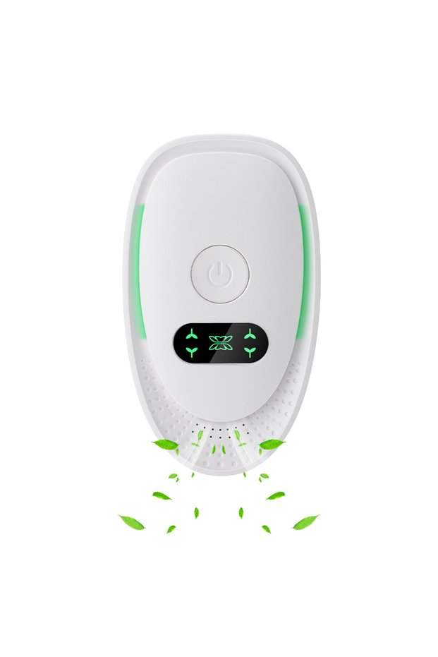EU WHITE Mini Air Purifier Plug In Negative Ion Ionizer Air Purifier for Office Bedroom Quiet Ionize