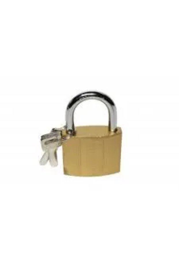 Brass padlock 50 mm with keys