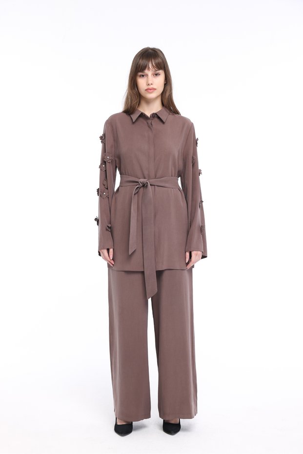 Laser Cut Floral Tencel Set