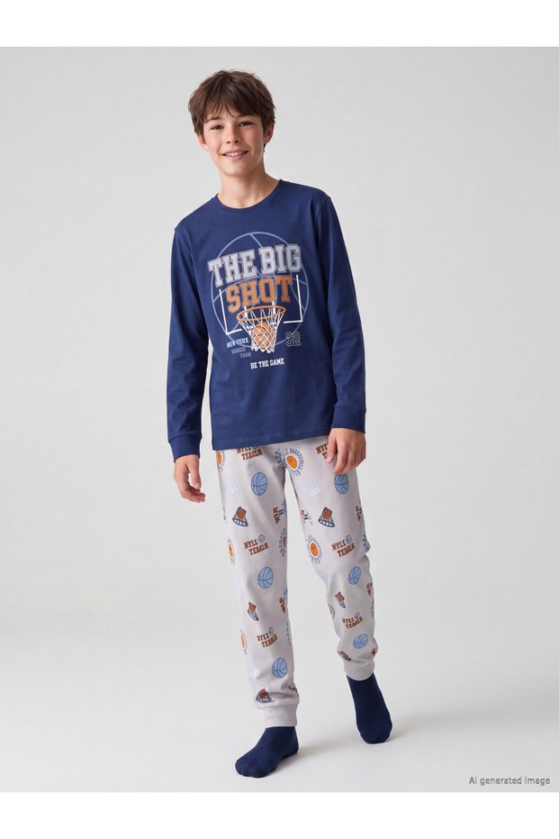 Sparkling Choices Printed Boys' Pajama Set from Shining Store