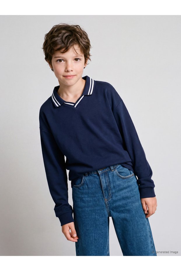 Sparkling Choices by Shining Store Devrik Roba Collar Boy's T-Shirt