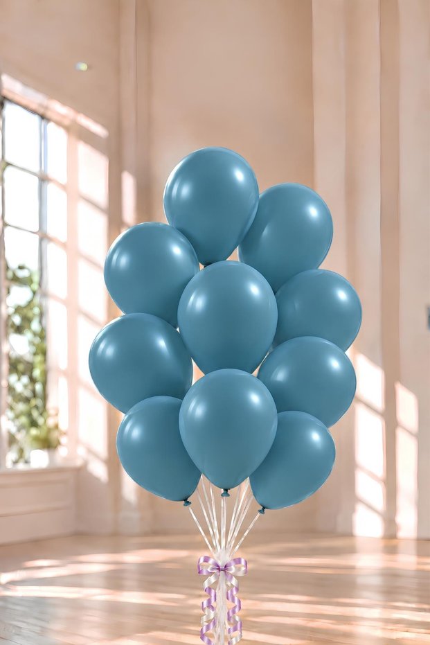 12 inch ocean blue 10pcs balloon