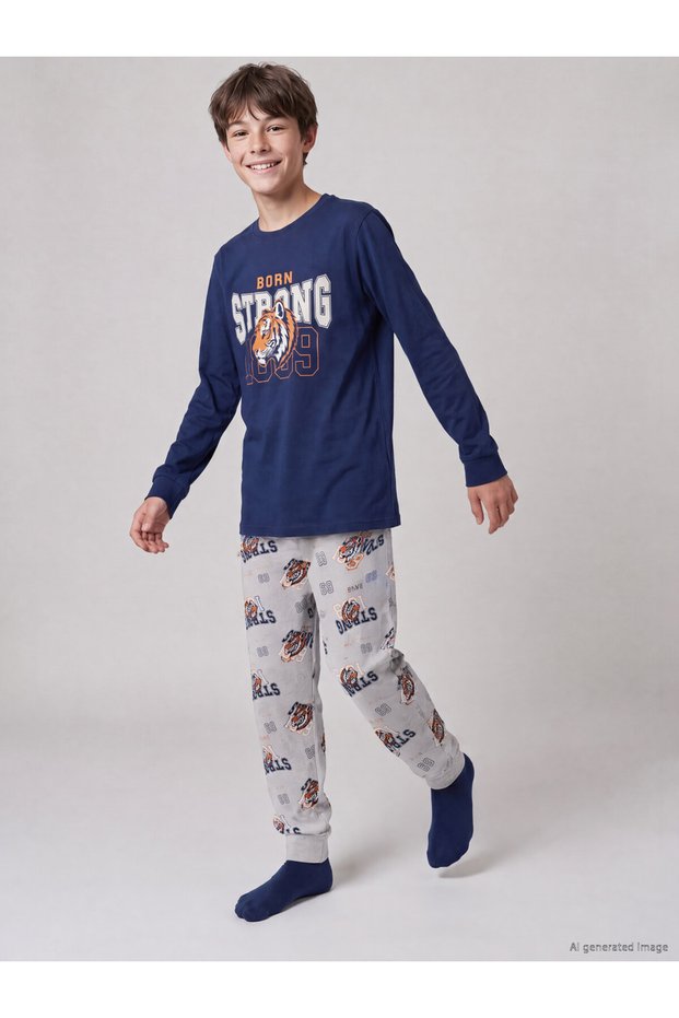 Sparkling Choices Printed Boys' Pajama Set from Shining Store