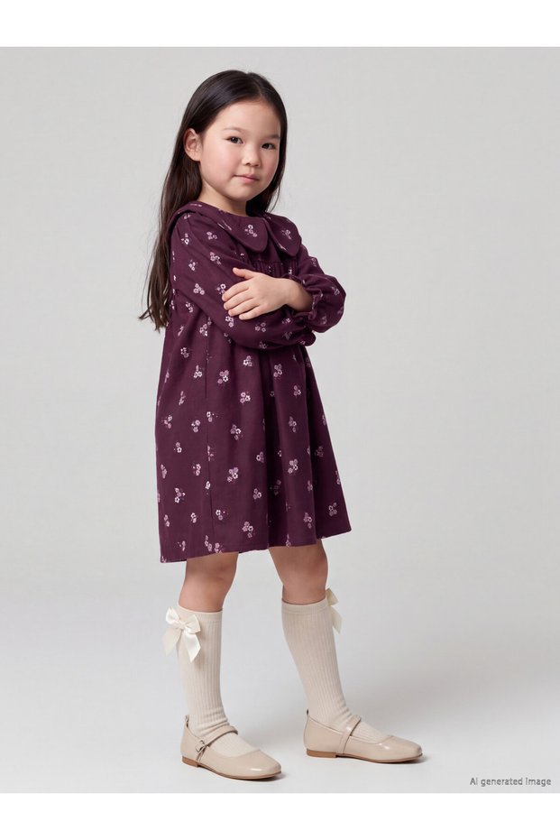 Sparkling Choices Bebe Roba Collar Flower Girl Dress from Shining Store