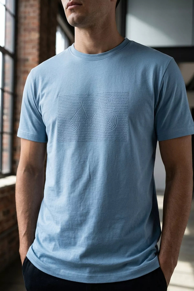 Men's Crew Neck Printed T-Shirt