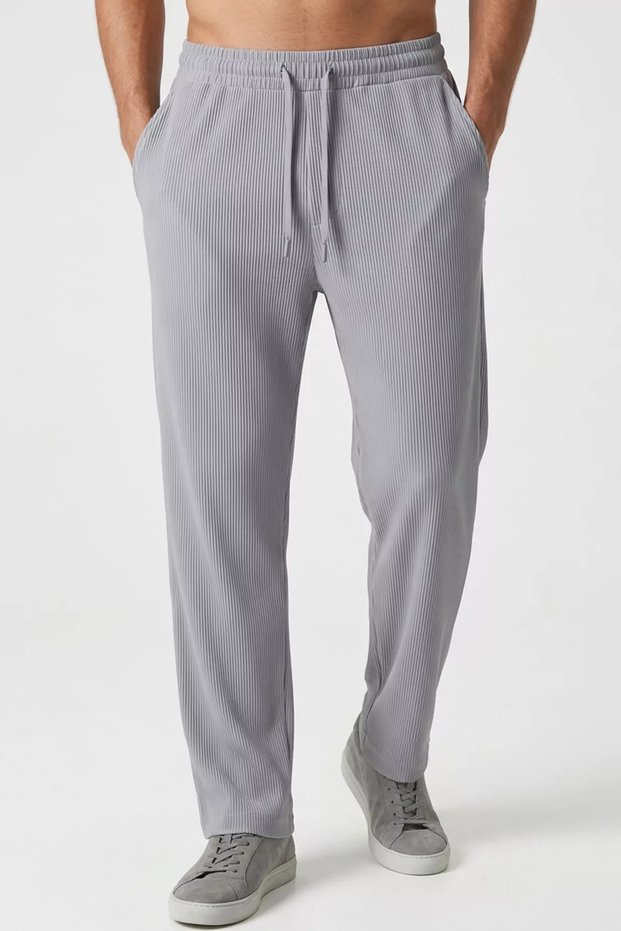 Men's Ottoman Fabric Jogger Pants