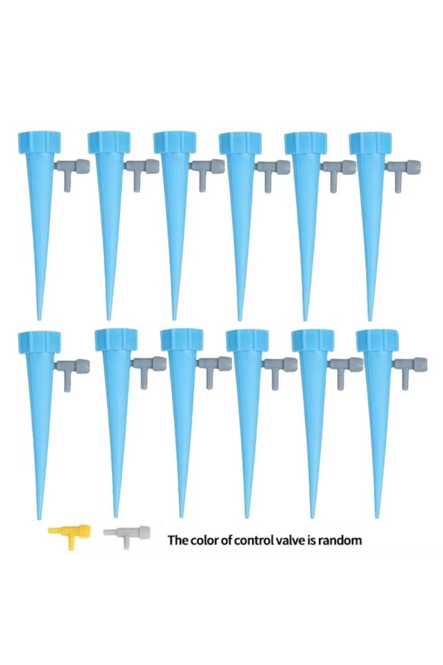 Blue-12Pcs 12Pcs Creative Indoor Plant Watering Device Self-Watering Kits Automatic Plant Garden G