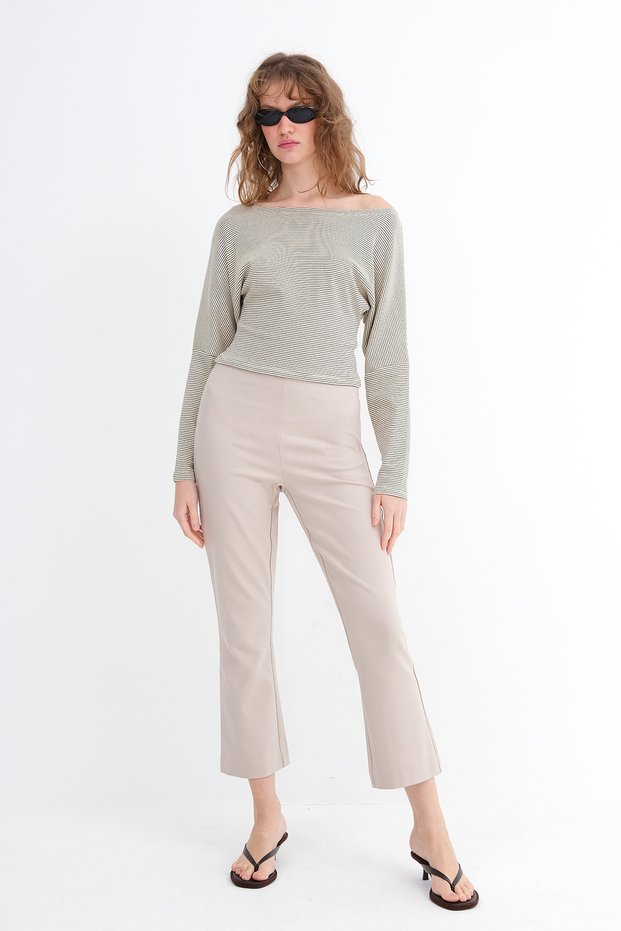 Elastic Waist Trousers Pn1446
