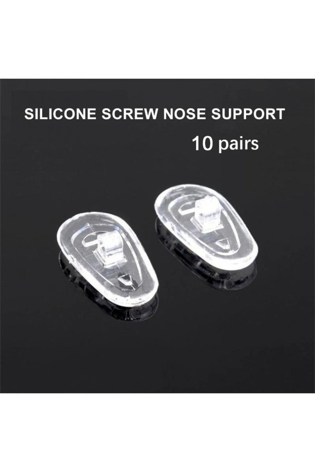 01 10pairs 10/20/50Pairs/set Silicone Nose Pads For Glasses Soft Nose Pads Glasses Anti-Slip Nose Pa