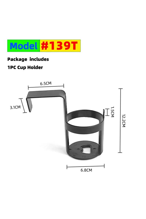 1PC QXNY Drink Cup Holder Container Hook Window Door Mount Universal Durable Water Bottle Stand for