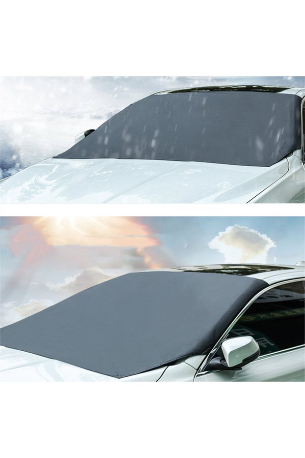210X120CM Automobile Magnetic Sunshade Cover Car Windshield Snow Sun Shade Waterproof Protector Cove