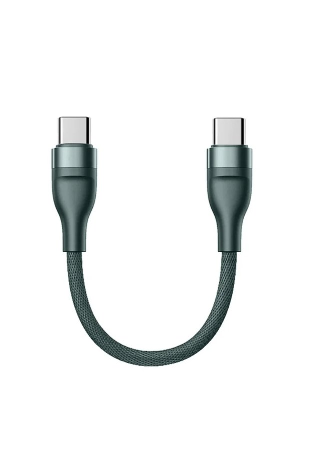 C to C -Green 65W Type C Fast Data Cable Short Cord USB C PD Fast Charging For iPhone Samsung MacBoo