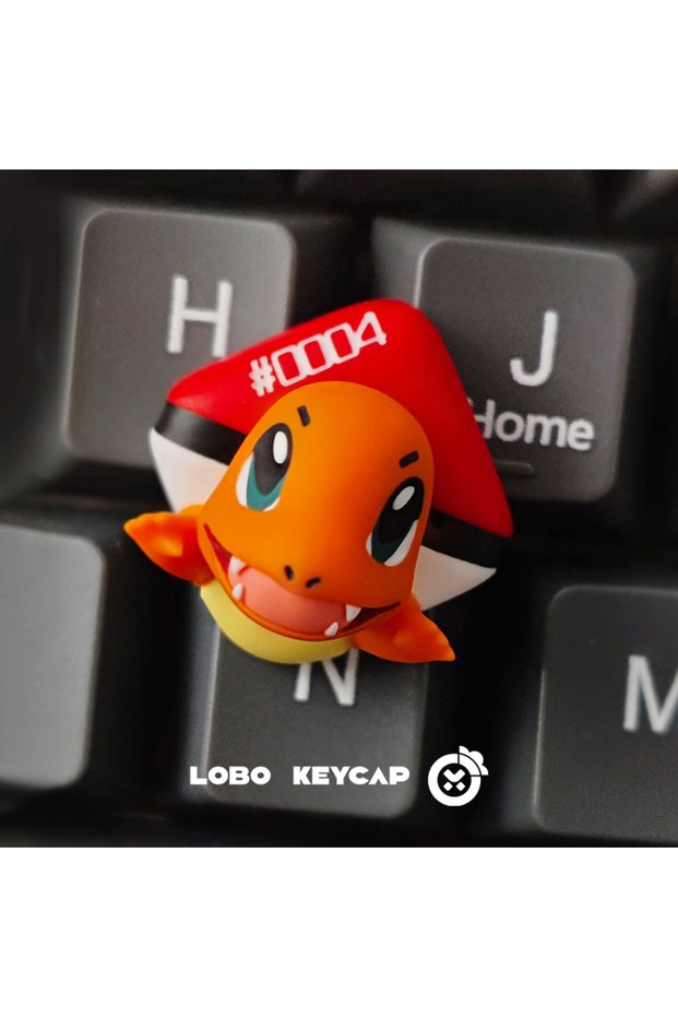 Charmander Cartoon Cute Squirtle Psyduck Keycap Personality Anime Peripheral Mechanical Keyboard Dec