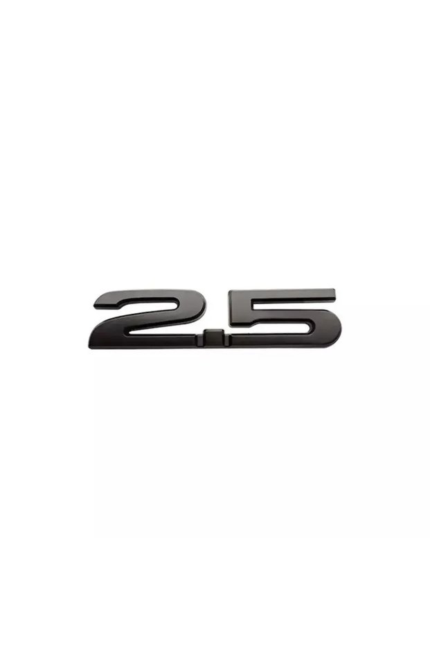 2.5 Black 3D Metal 2.0 2.5 Letters Car Fender Emblem Rear Trunk Badge Sticker For Mazda 3 6 Axela CX