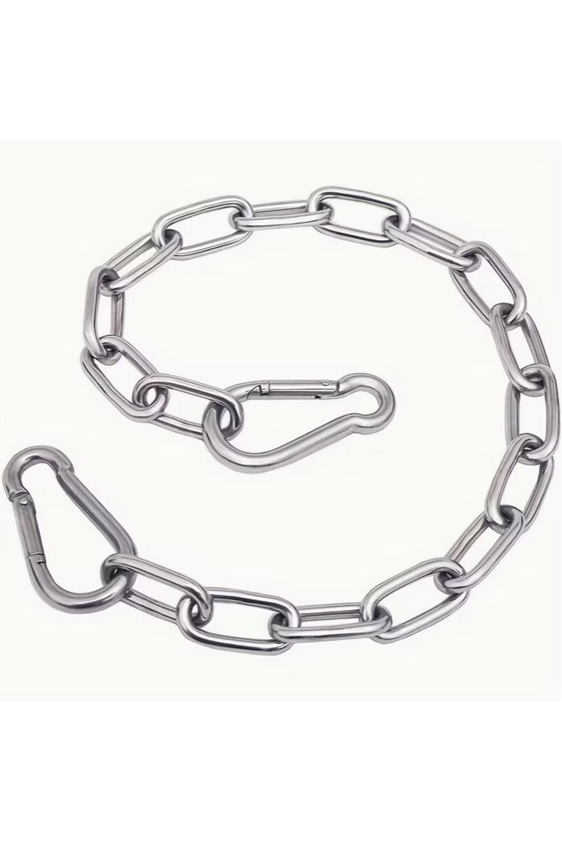 M pc Heavy Duty Stainless Steel Chain, Corrosion & Rust Proof, Secure Locking Links for Farm, Constr
