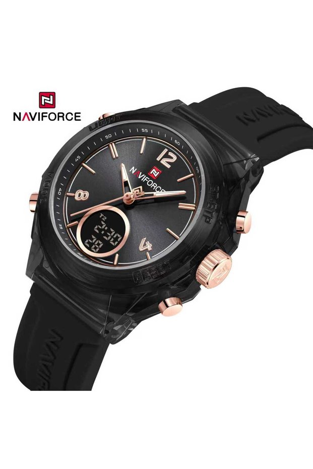 NAVIFORCE BB- NAVIFORCE Top Brand Women's Watch Outdoor Sports Waterproof Watches Dual Time Display