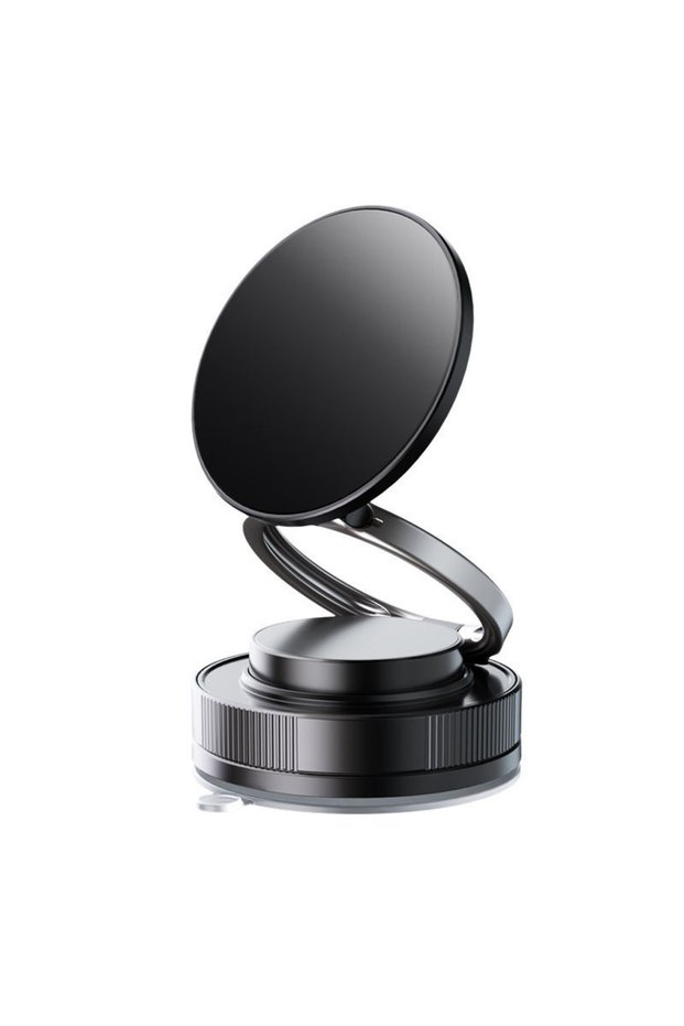 Black 2026 New Vacuum Magnetic Phone Holder for Car - Suction Cup Phone Mount for MagSafe, 360° Rota