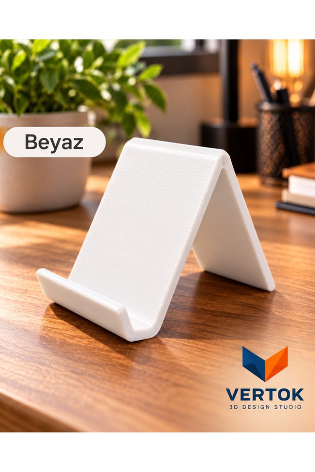 Minimal Üçgen Telefon Standı