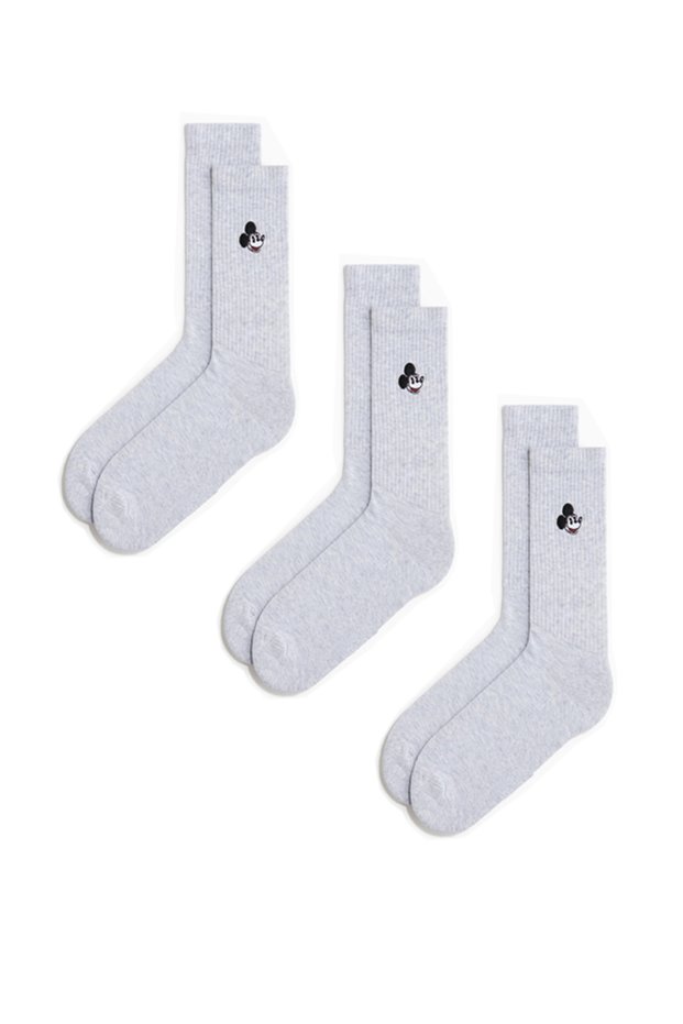 3-Piece Towel Sole (Thick Sole) Seamless Throat Rubber Knitted Knitwear Tennis Socks
