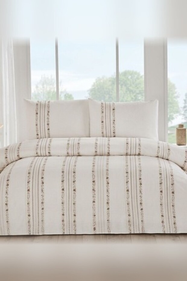 Bedding Set Nev Single Cream Aubrieta (Rf)