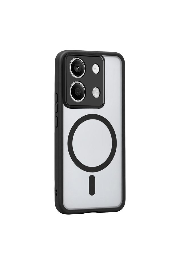 غطاء Xiaomi Redmi Note 13 5G Loji Magsafe - أسود