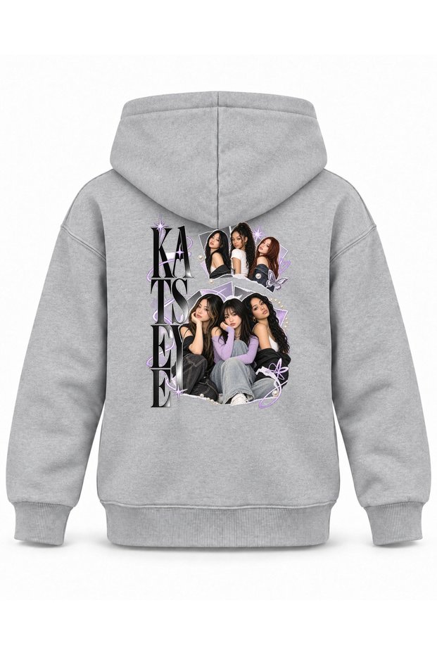 Katseye Open Fan Archive Printed Children's Hooded Sweatshirt