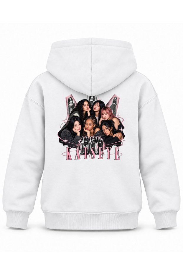 Katseye Stage Lights Archive Printed Children's Hooded Sweatshirt