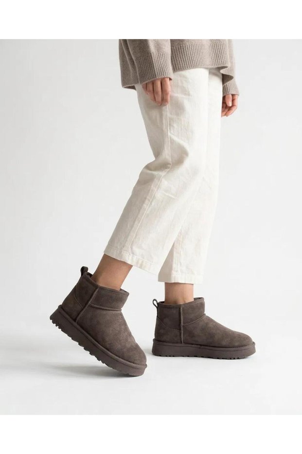 London Fur-Trimmed Women's Casual Winter Boots
