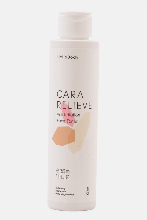 HelloBody CARA Relieve Soothing Toner for Face (5.1 fl. oz.) - Soothing Face Toner for Stressed Skin - Vegan Facial Toner with Caring Effect
