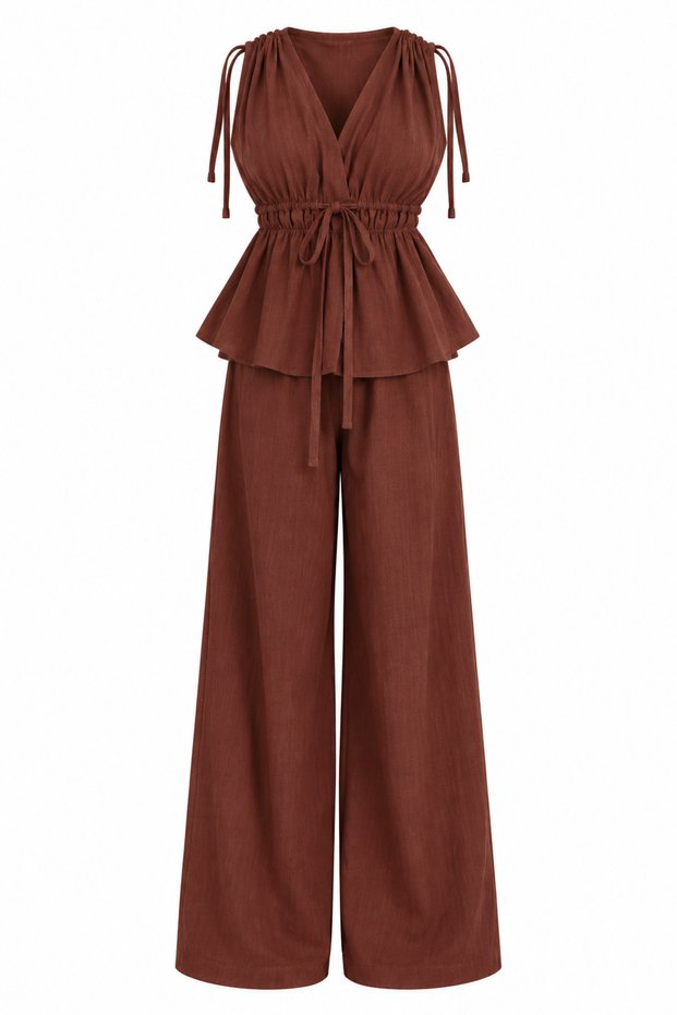 Tile 100% Cotton Shoulder and Drawstring Set - 2Y8612