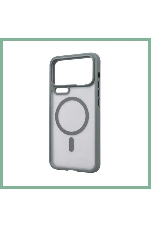 Mi 17 Pro Max Loji Magsafe Cover - Gray Bsk2026