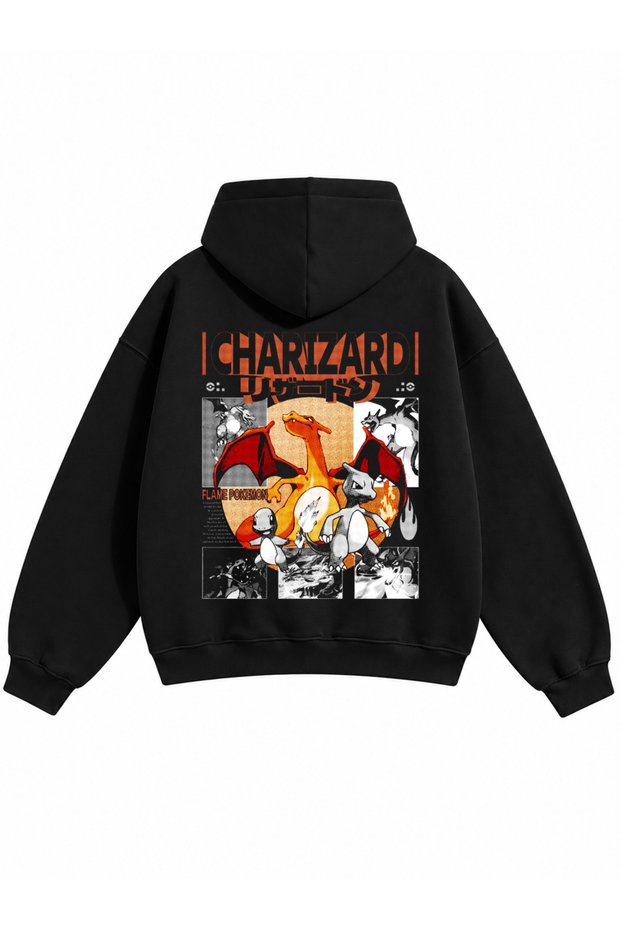 Premium 3 Threaded Yarn Pokemon Anime Fashion Unisex Cotton Sweatshirt
