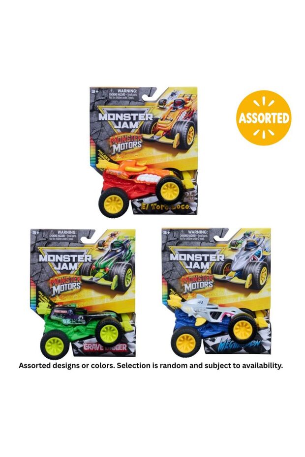 Monster Motors 1:64 Rev Up Monster Truck Assorted, 1 Piece