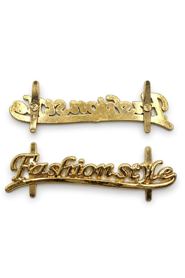 Bag Accessory 7.5 X 1.5 cm Metal Gold Color 04