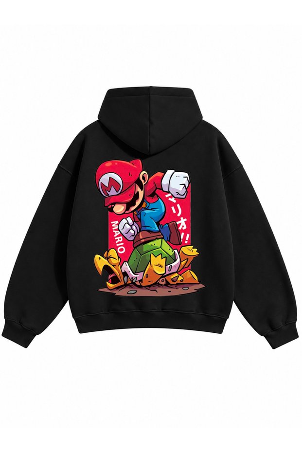Premium 3 Thread Threaded Mario Vintage Gamer Unisex Cotton Sweatshirt