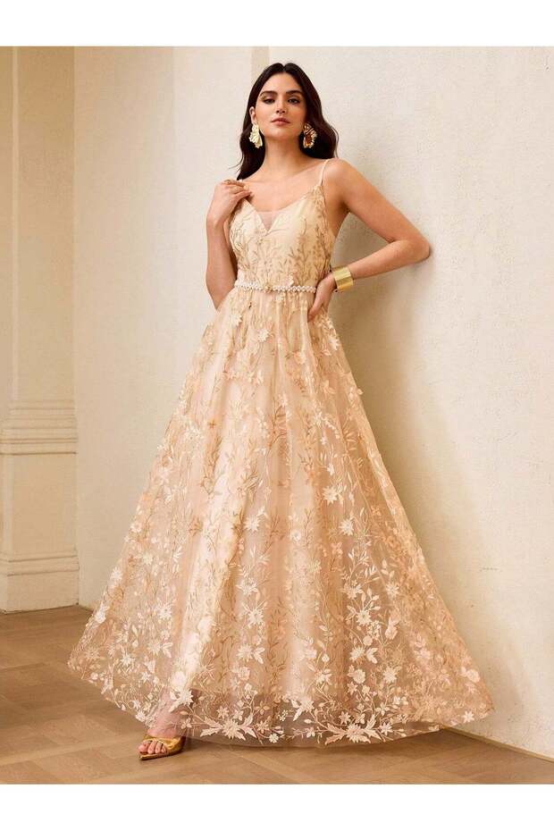 Rochie de ocazie, auriu