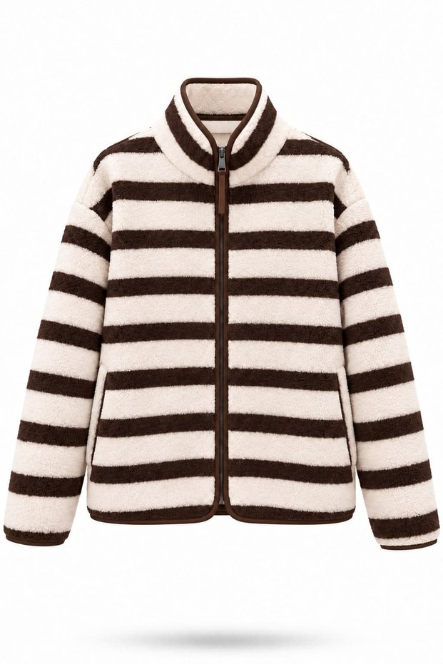 Zippered Plush Jacket