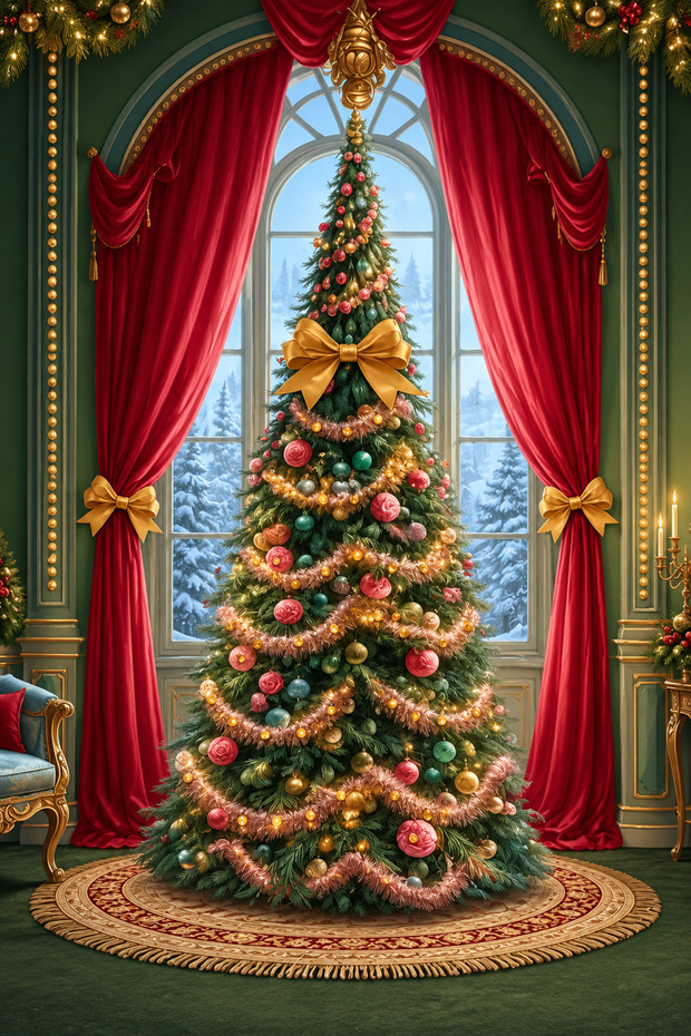New Year Themed, Welcome New Year, Photo Shoot, Celebration, School Event Fabric Backdrop