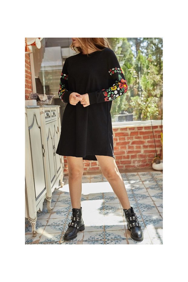 Sleeveless Floral Printed Women's Dress