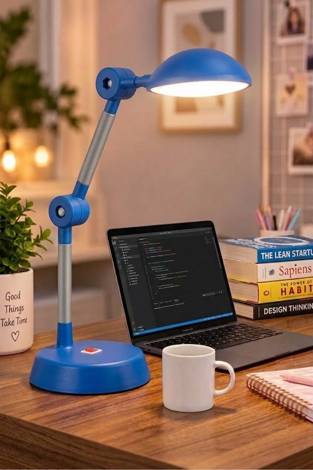Led Desk Lamp, Articulated, Eye-Friendly Office Study Desk Lamp, Wired Study Lamp, Office Lamp